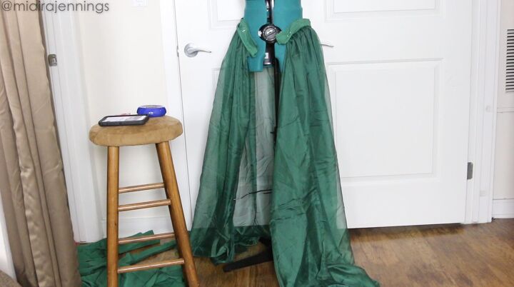 diy dress out of curtains easy sewing