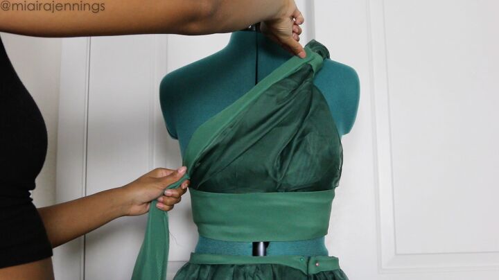 diy dress out of curtains easy sewing