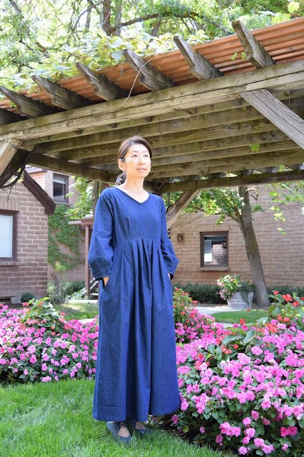 Light Weight Denim Dress With Simplicity 8910/R10183 | Upstyle Light Weight Denim Dress With Simplicity 8910/R10183 | Upstyle