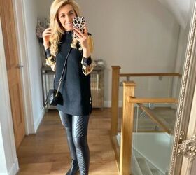 faux leather leggings all the way