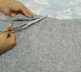 how to make a cute cozy knit sweater from scratch in 5 simple steps, Cutting the fabric for the knit sweater