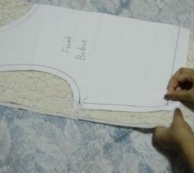DIY Lace Dress Tutorial: How to Make a Cute Bell-Sleeve Shift Dress ...