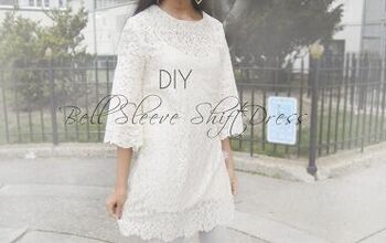DIY Lace Dress Tutorial: How to Make a Cute Bell-Sleeve Shift Dress