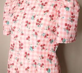 how to make a diy statement collar blouse with beautiful embroidery, Finished blouse