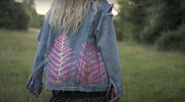 how to paint a denim jacket a super cute way to upcycle your wardrobe, How to paint a denim jacket