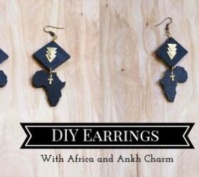 How to Make DIY African Earrings With Ankh Charms in 5 Simple Steps