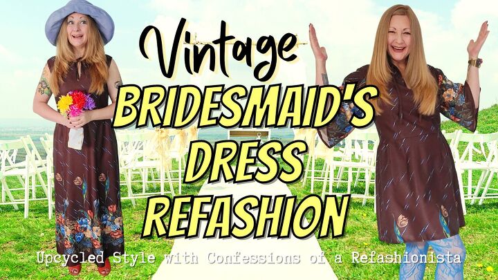 how to easily refashion a bridesmaid dress into something new