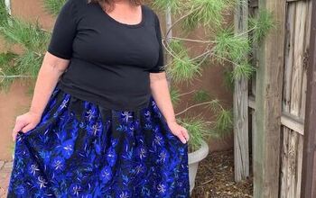 You Won’t Believe This Almost-No-Sew, No Pattern, Fancy Party Skirt!