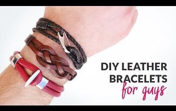 3 Unique Ways to Make a DIY Leather Bracelet - Easy Gift Ideas