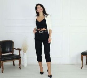 black and white christmas outfit