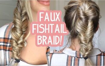 Fihtail Hack Quick Fishtail Braid | Upstyle