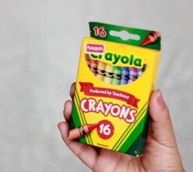 We've never seen anyone do this with crayons before and we're super excited to try it