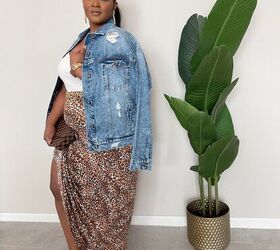 style the basic essential living room looks for thanksgiving leopard, Outfit Details Jacket Morgan B Styles Skirt Shoes Puma Earrings Accessory House Purse Morgan B Styles