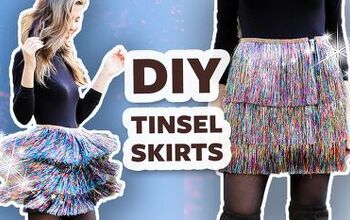 Need a Unique Holiday Outfit? Make This Festive DIY Tinsel Skirt
