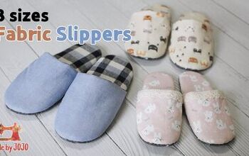How to Easily Sew Cute & Cozy DIY Slippers for All the Family