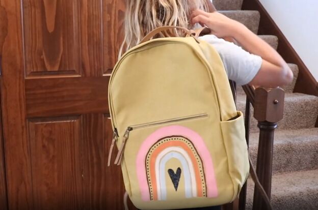diy painted backpack how to paint your backpack for a fresh new look, DIY painted backpack
