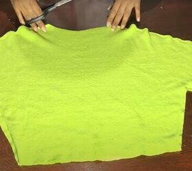 how to make a cozy diy long sleeve crop top you can lounge in, Sewing the side and sleeve seams