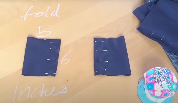 how to make a diy hoodie with trendy puff sleeves, Pinning and sewing the cuffs