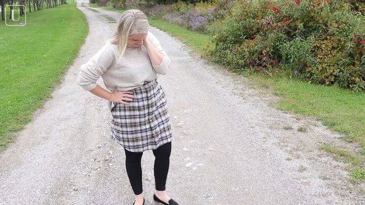 how to make a flannel shirt into a skirt easy step by step tutorial, DIY flannel skirt