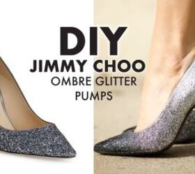 How to Make Glamorous DIY Ombre Glitter Heels Inspired by Jimmy Choos