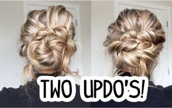 2 Cute & Easy Christmas Updos For Long Hair You Can Try at Home