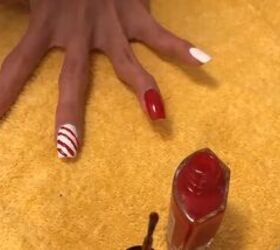 5 super cute christmas acrylic nail ideas to rock this holiday season, Christmas candy cane acrylic nails