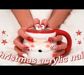 5 Super-Cute Christmas Acrylic Nail Ideas to Rock This Holiday Season
