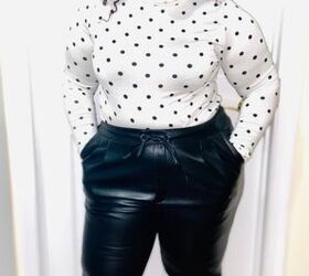 4 Ways to Wear Faux Leather Joggers 