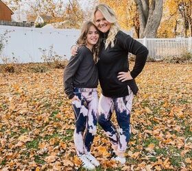 matching mom and daughter athletic wear from old navy, Matching marble leggings