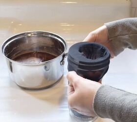 Wrap your tights around the rim of a mason jar for this amazing hair idea