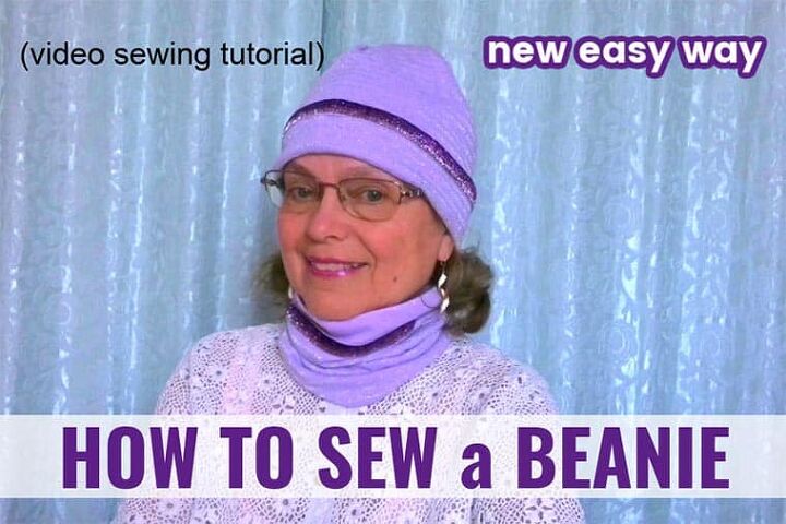 how to sew a beanie hat a new easy way