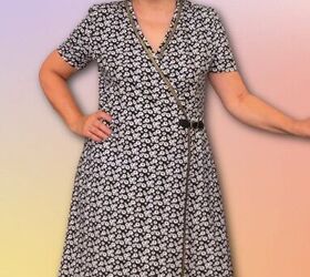 DIY Wrap Dress Pattern | How To Draft A Pattern For A Wrap Dress From