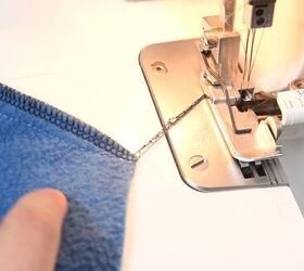 how to sew a sweatshirt for something cute sporty, serged seam