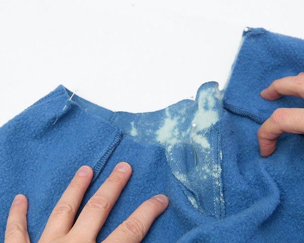 how to sew a sweatshirt for something cute sporty, quarter neckline
