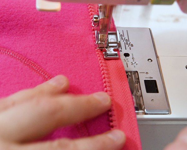 how to sew a zipper on a jacket surprisingly simple, sew zipper tape in place
