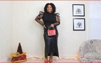 How to Style Sexy Faux Leather Christmas Outfits in 4 Different Ways