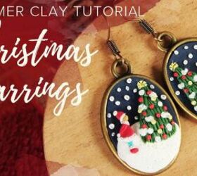 How to Make Charming DIY Christmas Earrings Out of Polymer Clay