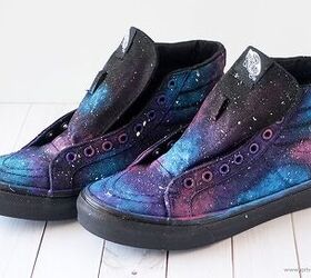 diy galaxy shoes