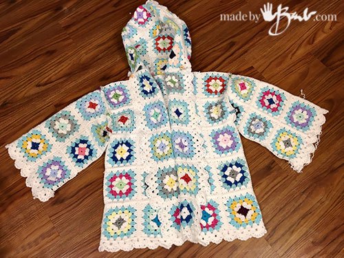 granny square afghan to a jacket