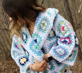 Granny Square Afghan to a Jacket