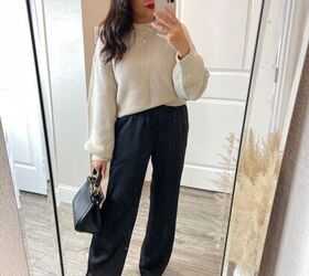 how to style satin trousers