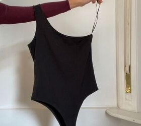 how to make this trendy bodysuit from an old dress