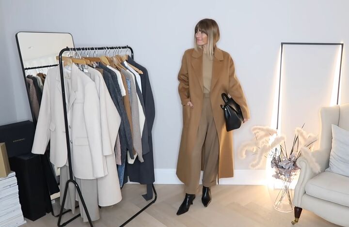 8 key styles of winter coats jackets to include in your wardrobe, Long robe coat in a camel color