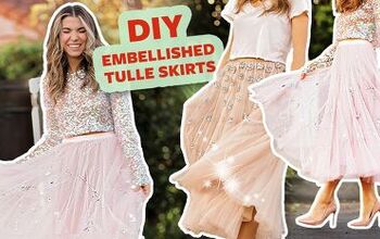 3 Sparkly Ways to Embellish a Tulle Skirt for a Cute DIY Party Outfit