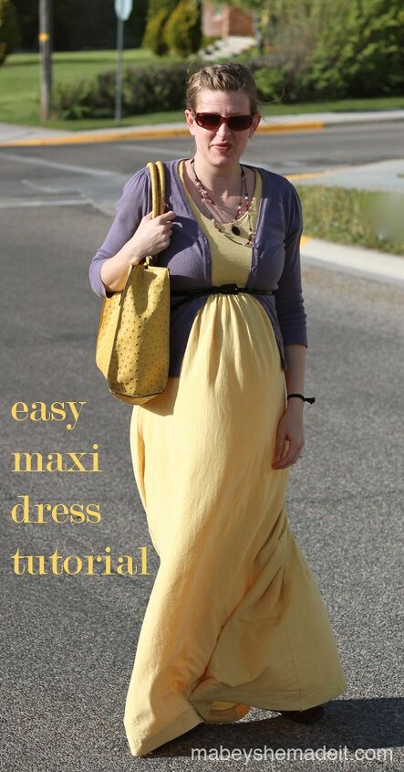 maxi dress pattern hack tutorial