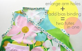 How To: Enlarge Arm Holes & Add Bias Binding – Two Tutes in One