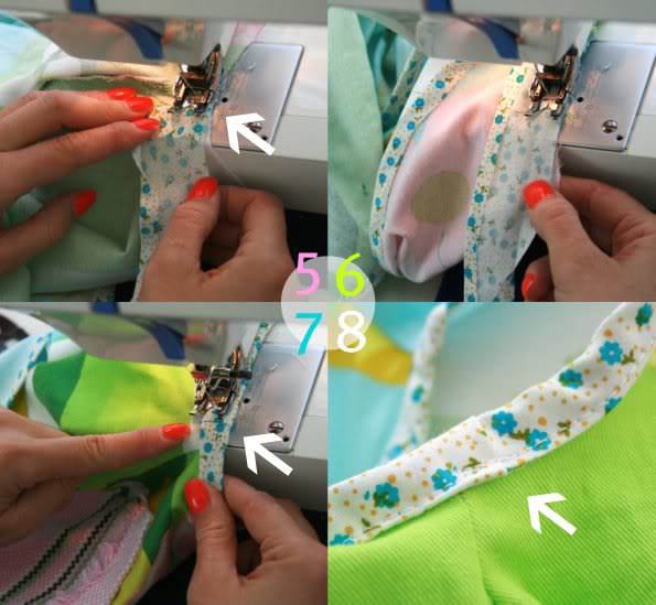 how to enlarge arm holes add bias binding two tutes in one