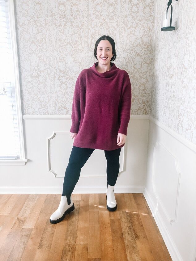 4 ways to style a sweater tunic