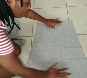 how to tie a dress into pants