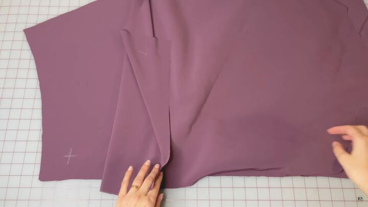 how to make a silk skirt pattern step by step sewing tutorial, How to sew with silky fabrics